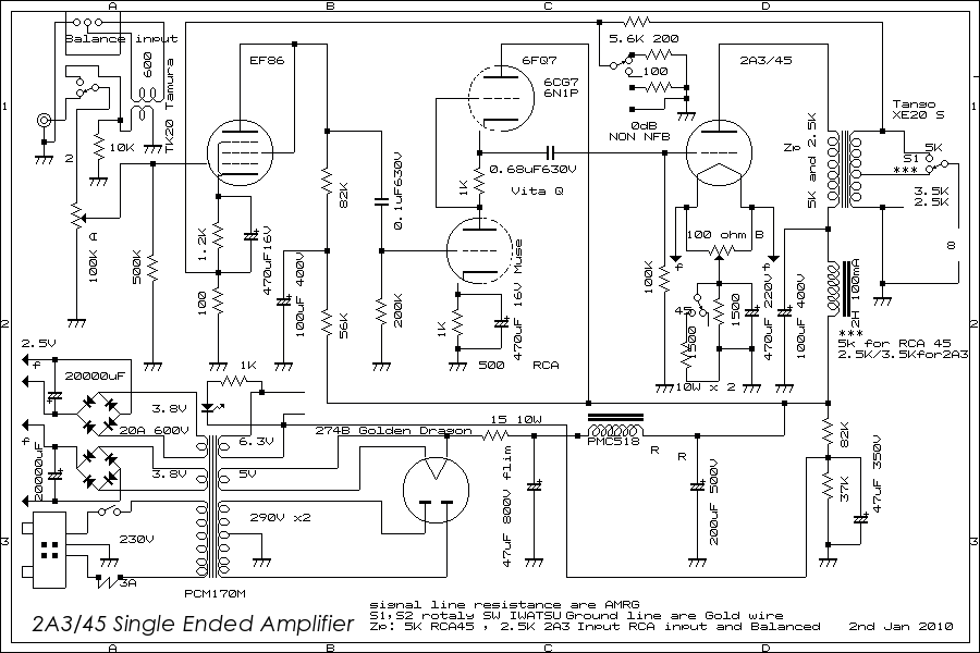 2A3 circuit diagram