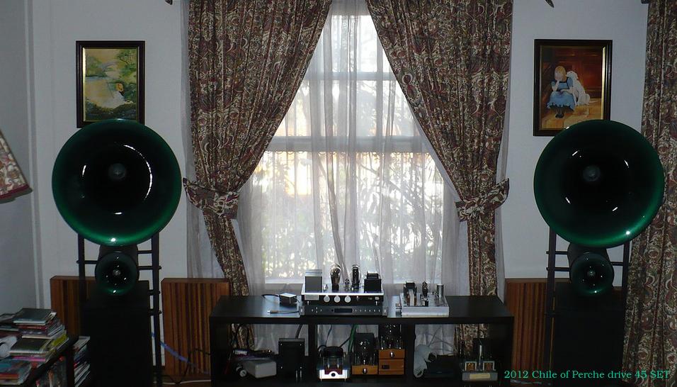 45/2A3 single ended amplifier with horn 2012