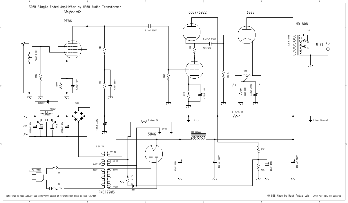 HO 808 300B Single Ended Amplifier on 20th Mar 2017