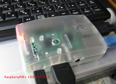 Raspberry Pi B+ 13rd Oct 2014