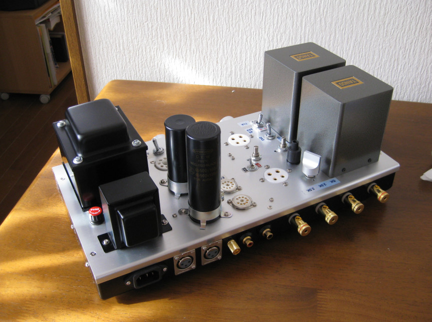 Backside view of amplifier 