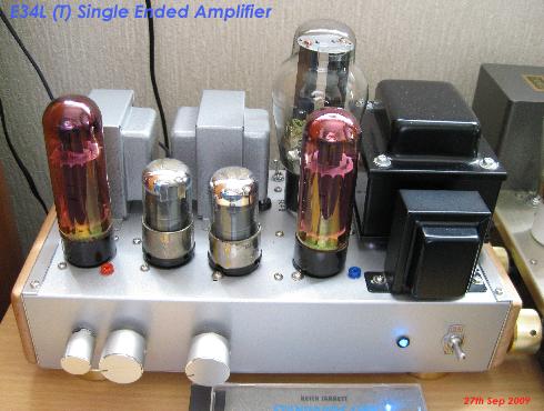E34L single ended triode mode