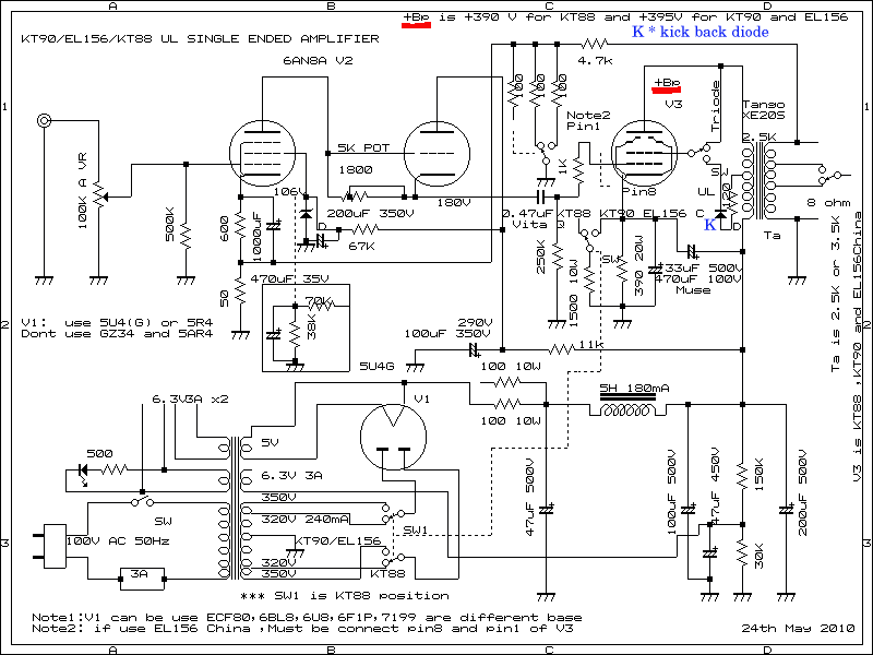 Perque drive single ended amplifier