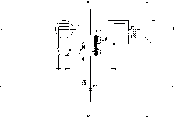 Kick back diode