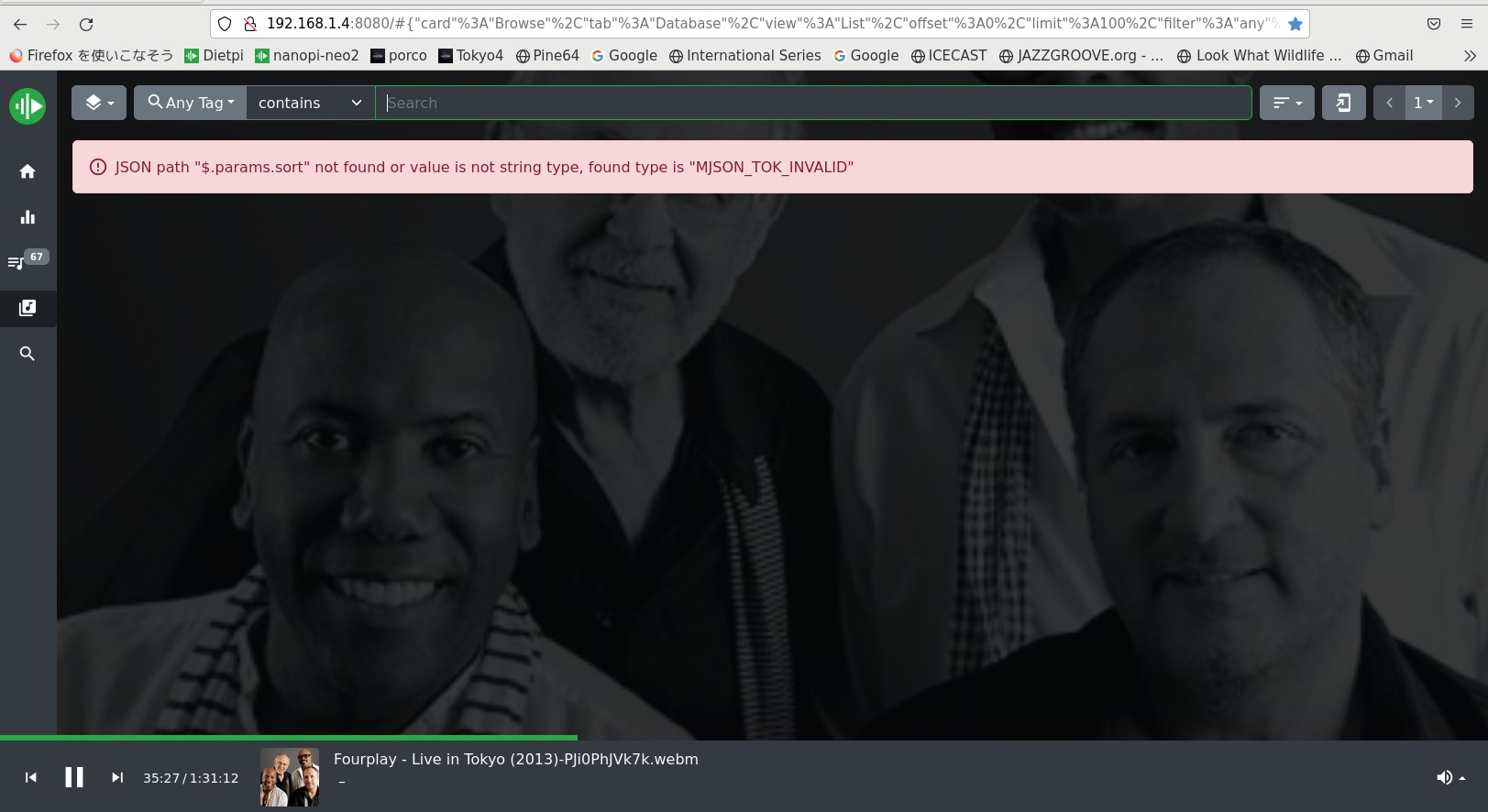 json error