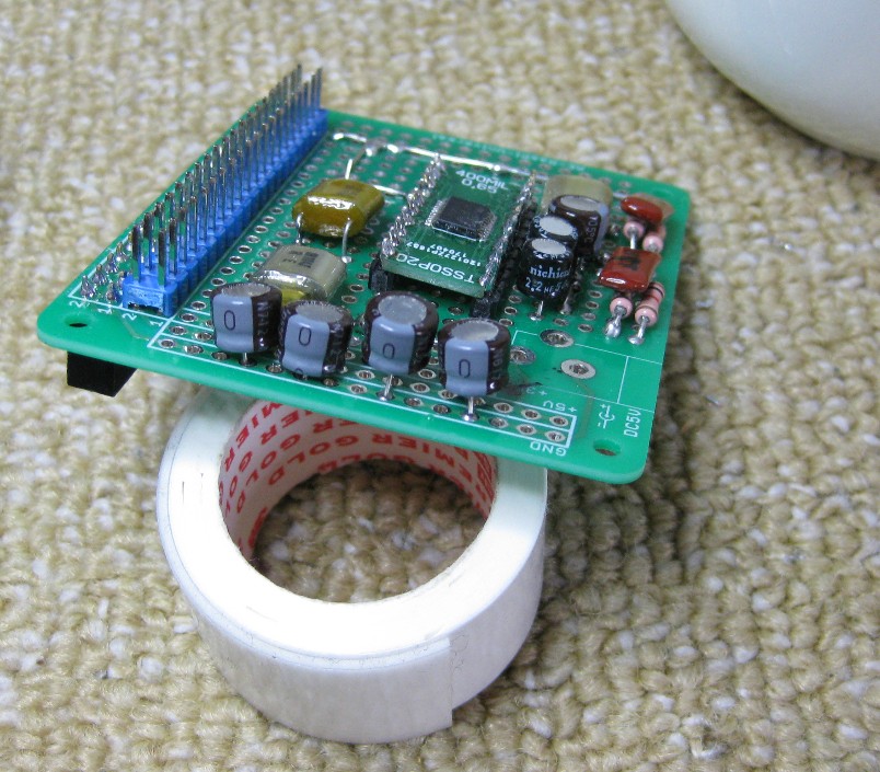 side view I2S DAC DIY